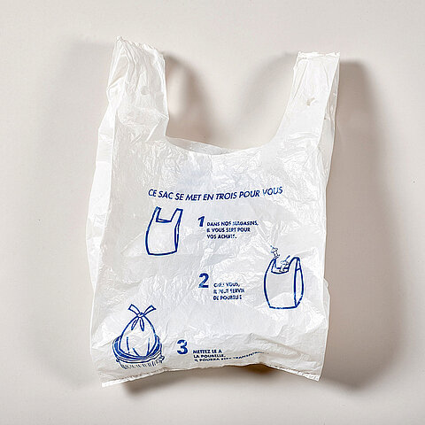 Photo d'un sac plastique