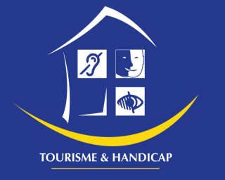 Plaque Tourisme & Handicap pour les handicaps auditif, mental et visuel
