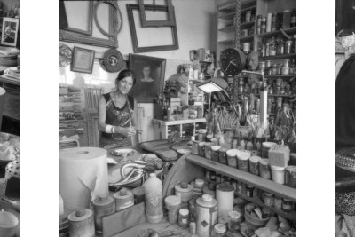 Artiste au travail - Agrandir l'image 4 sur 15, fenêtre modale