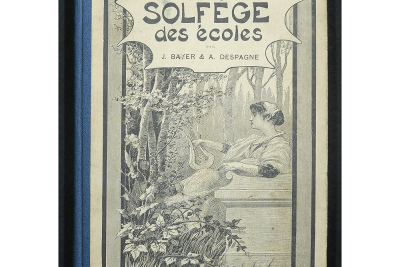 Manuel scolaire - "Le Solfège des écoles" par J. BAYER et A. DESPAGNE - Agrandir l'image 1 sur 2, fenêtre modale