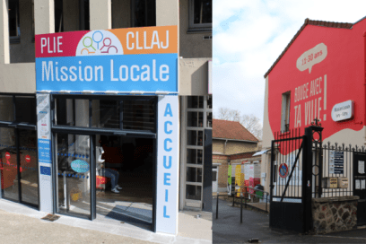Façades du PLIE et de la Mission locale de Vitry et d'Ivry