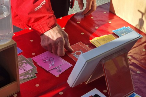 Démonstration de jeux de l'écomusée